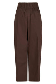 Yana Poplin Pants | Dark Brown | Bukser fra Neo Noir