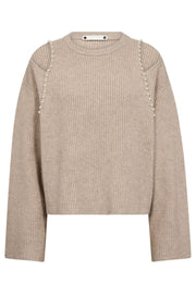 Row Rib Pearl Knit 32216 | Bone | Strik fra Co'couture