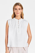 Aisa jersey top | White | T-Shirt fra Gustav – nedsat