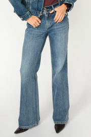 Marlena Nolla Jeans Long | Blue | Jeans fra Mos Mosh