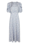 Kikka Faded Flower Dress | Light Blue | Kjole fra Neo Noir – nedsat