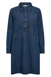 Zaman Dress 207095 | Medium Blue Denim | Kjole fra Freequent