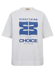 Zori O-SS Tee | White | T-shirt fra Mos Mosh