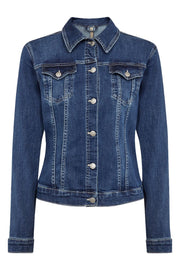 Molly Jacket | Dark Blue Denim | Jakke fra French Laundry