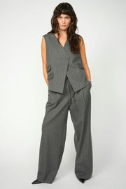 Leslie  Monrose Pant Long | Phantom | Bukser fra Mos Mosh