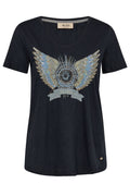 Gethi Deco Tee  | Salute Navy | T-shirt fra Mos Mosh – nedsat