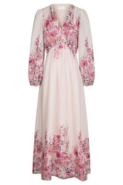 Silfi Flower Print Dress | Rose | Kjole fra Neo Noir