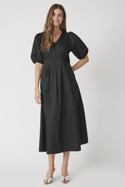 Poppy Pleat Dress 36464 | Black | Kjole fra Co'couture