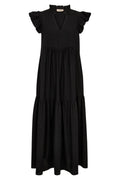 Waldy Izha Kleid | Schwarz | Kleid von Mos Mosh