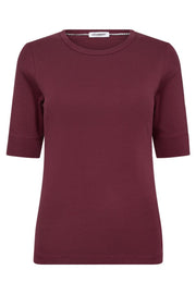 Granny SS Tee 33016 | Burgundy | T-Shirt fra Co'couture