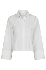 Rosa Solid Shirt | White | Skjorte fra Neo Noir