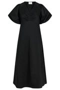 Illana Poplin Dress | Black | Kjole fra Neo Noir