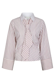 Francesca Stripe Shirt | Rose | Bluse fra Neo Noir