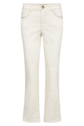 Ashley Sati Pant Ankle | Ecru | Bukser fra Mos Mosh