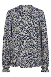 Adney Blouse 207548 | Navy Blazer W. Moonbeam | Bluse fra Freequent