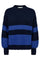 CoralieCC Block Rib Knit | Navy | Strik fra Co'Couture