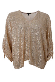 Glam Wing Blouse 40527 | Gold | Bluse fra Black Colour