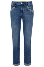 Naomi Grendel Jeans  Regular | Mid Blue | Jeans fra Mos Mosh