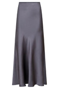 Vicky Heavy Sateen Skirt 159588 | Dunkelgrau | Rock von Neo Noir – nedsat