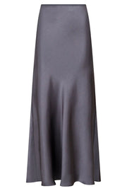 Vicky Heavy Sateen Skirt 159588 | Dark Grey | Nederdel fra Neo Noir