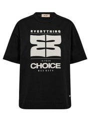 Zori O-SS Tee | Black | T-shirt fra Mos Mosh