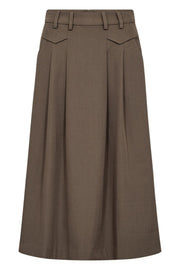Luna Pocket Pleat Skirt 34222 | Walnut | Nederdel fra Co'couture