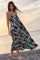 Luna Vea Strap Dress | Black Art | Kjole fra Black Colour
