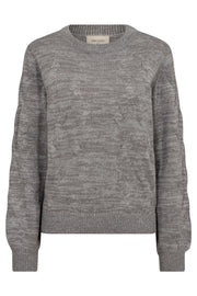 Jazz Pullover 204509 | Medium Grey mlg. | Strik fra Freequent