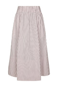 Yara Long Double Stripe Skirt | Rose | Nederdel fra Neo Noir – nedsat