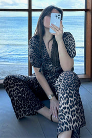 Bianca Leo Blouse 162806 | Leopard | Bluse fra Neo Noir