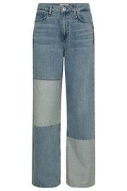 Relee Block Jeans  Regular | Mid Blue | Jeans fra Mos Mosh