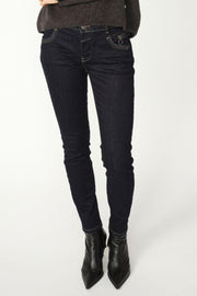 Carla Naomi Hybrid Jeans Regular | Dark Blue | Jeans fra Mos Mosh