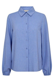Shine Shirt 206829 | Wedgewood Melange | Shirt fra Freequent