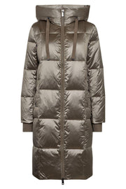 Nova Metallic Down Jacket | Brindle | Jakke fra Mos Mosh