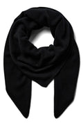 Enata Cashmere Knit Scarf | Black | Tørklæde fra Mos Mosh