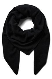 Enata Cashmere Knit Scarf | Black | Tørklæde fra Mos Mosh