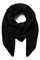 Enata Cashmere Knit Scarf | Black | Tørklæde fra Mos Mosh