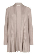Claudisse L Car 112875 | Mushroom Melange | Cardigan fra Freequent