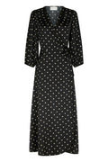 Malinga Dot Dress | Black | Kjole fra Neo Noir – nedsat