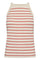 Imanja Caliz Stripe Knit Top | Spicy Orange | Strik fra Mos Mosh