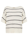 Arlen Paper SS Knit | Ecru | Strik fra Mos Mosh