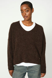 Thora V-Neck Knit | Delicioso | Strik fra Mos Mosh