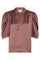 Roella Heavy Sateen Blouse | Dark Rose | Bluse fra Neo Noir