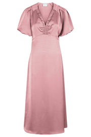 Illana Heavy Sateen Dress | Evening Rose | Kjole fra Neo Noir