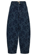 Rosy Floret Jeans Ankle | Blue | Jeans fra Mos Mosh