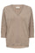 Must Pullover 203700 | Simply Taupe | Strik fra Freequent