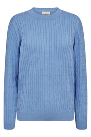 Dodo Pullover 207385 | Vista Blue | Strik fra Freequent
