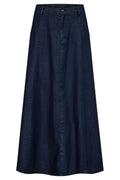Wilke Skirt 205135 | Dark Blue Denim | Nederdel fra Freequent