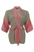 Luna Short Kimono | Vivid Passion | Jakke fra Black Colour
