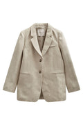 Lydia Blazer 207821 | Sand Melange | Blazer fra Freequent